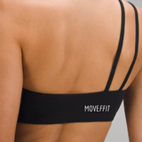 Sport BH asymmetrisch zwart