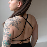 X-back sport bh zwart