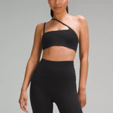 Sport BH asymmetrisch zwart