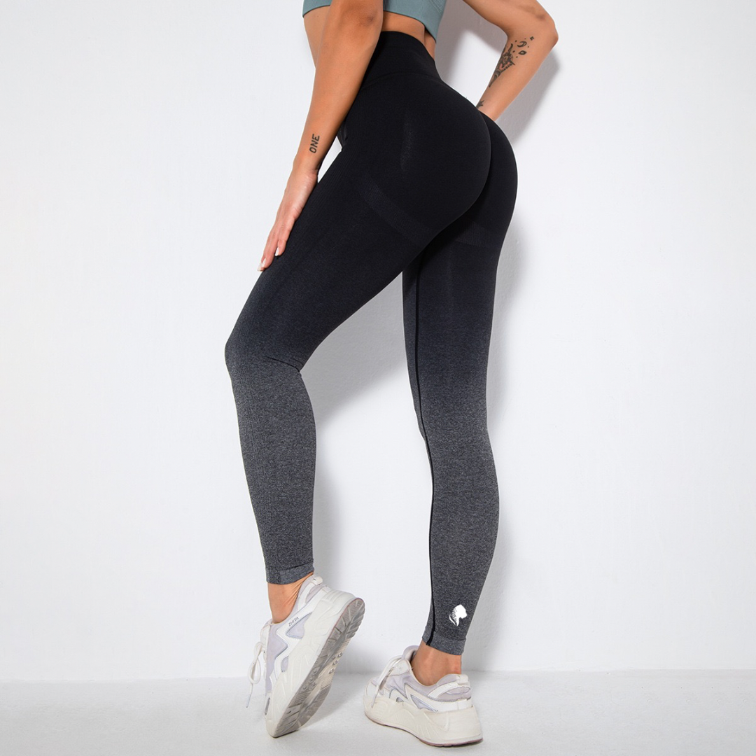 Legging Ombré Zwart/Grijs